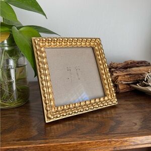 Nicole Miller Gold Beaded Photo Frame
